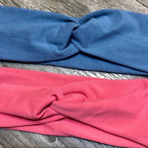 Spring Colors Twisted Headband Bundle Handmade - Picture 3 of 3